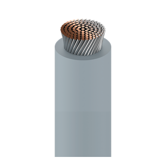 Belden 34408 010250 | Low Temp Rubber Lead Wire, 8AWG (84x27) Tinned Copper, CSPE Insulation, AWM 3192 CSA TYPE CL1052 600V 105C