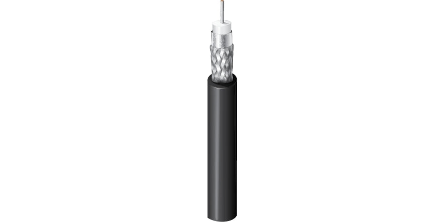 Belden 4855R 0101000 | Video Cable, Mini RG59, 23 AWG, Solid, Silvered Copper, CMR