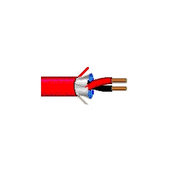 Belden 5020FL 0021000 | Multi-Conductor Cable, 2C 12 AWG, PP/Foil Shield, FRPVC Jacket, Red