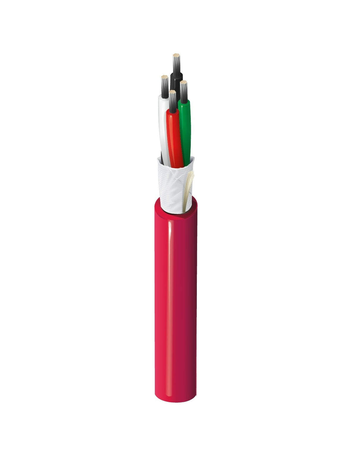 Belden 5102U1 0021000 | Multi-conductor - Water-blocked for Indoor/outdoor use 4 14 Awg, Red