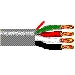 Belden 5102UE 0081000 | Multi-Conductor Cable, 4C 14 AWG, PP Insulation, FRPVC Jacket, Gray