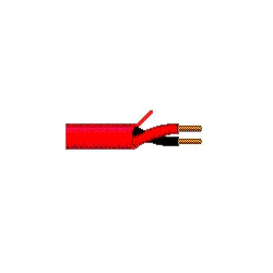 Belden 5120UL 002500 | Multi-Conductor Cable, 2C 14 AWG, PP Insulation, FRPVC Jacket, Red