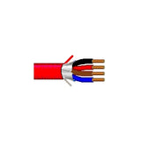 Belden 5122FL 0021000 | Multi-Conductor Cable, 4C 14 AWG, PP/Foil Shield, FRPVC Jacket, Red