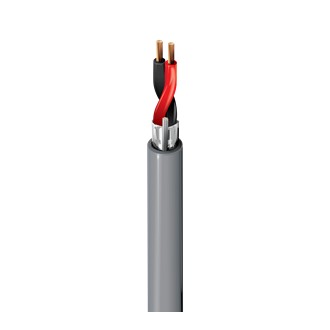 Belden 5200FE | Security & Sound Cable, 2 Conductor 16 AWG, Bare Copper, Shielded, CMR