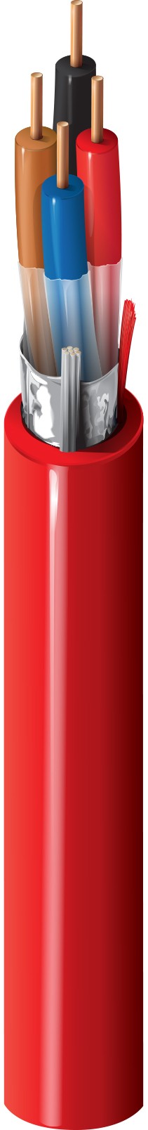 Belden 5222FN 0021000 | Fire Alarm, #16-4c BC, Shielded, NPLF