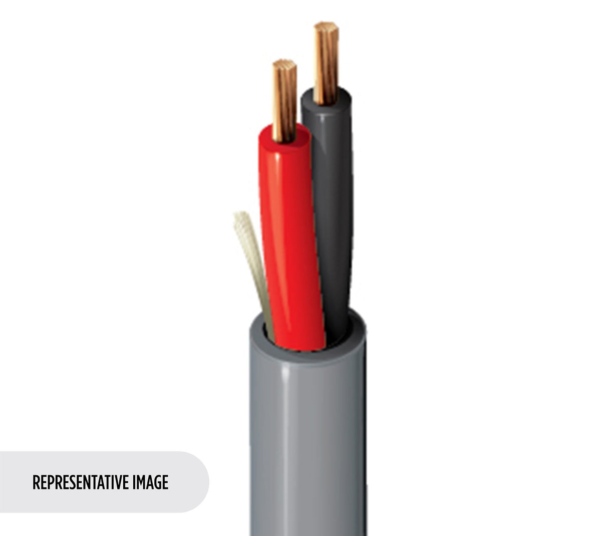 Belden 5301UE 0091000 | Multi-Conductor Cable, 18-3C STR BC PP, PVC Jacket White CMR 75C, 1000' Reel