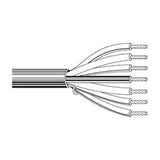 Belden 5305UE 0081000 | Security & Sound Cable, 7-Conductor, 18 AWG, Riser-CMR, Gray