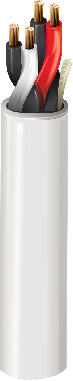 Belden 5341UE 0081000 | Multi-Conductor - Commercial Applications 2-Pair 18 Awg Pp Frpvc Gray