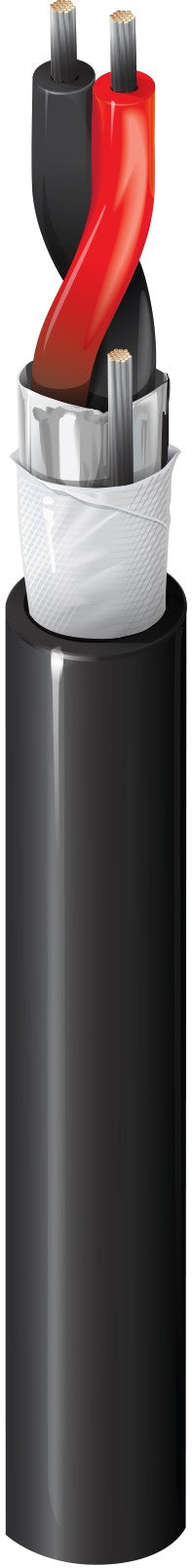 Belden 5500F1 0101000 | Security and Sound, #22-2c, TC, Shielded, CM, Water-Blocked