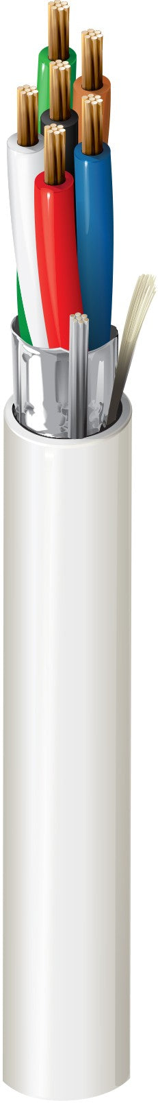 Belden 5504FE 0081000 | Multi-Conductor - Commercial Applications 6 22 Awg PP FS FRPVC Gray