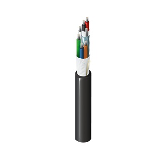 Belden 5504G1 0081000 | Security & Sound Cable, #22-1 Pair, #22-4c TC, Shielded Pair, CM, Water-Blocked