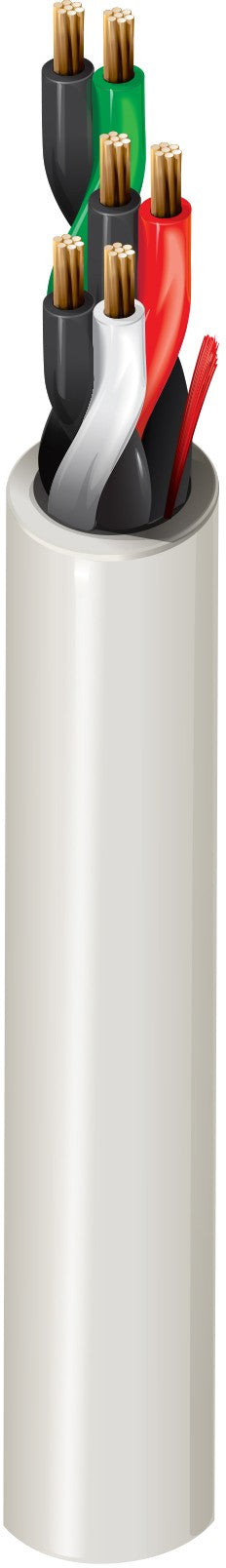 Belden 5542UE 0081000 | Multi-Conductor - Commercial Applications 3-Pair 22 Awg Pp Frpvc Gray