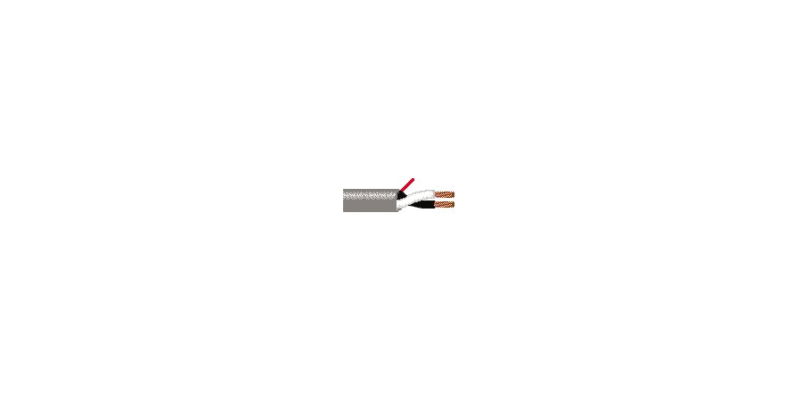Belden 6000UE 8771000 | Audio Cable, 12 AWG, Stranded, 2, Bare Copper, 1000 ft. L