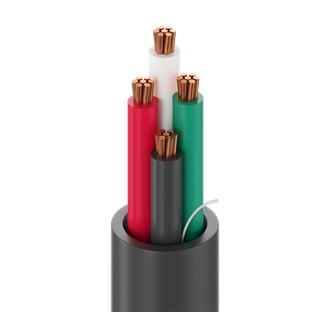 Belden 6302UE 8771000 | Security & Sound Cable, #18-4C, Bare Copper, CMP