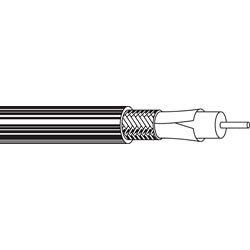 Belden 633938 877U1000 | RG6 Cable, Commercial CATV/MATV, Plenum CMP, 18 AWG, Bare Copper, 1000 ft, Natural