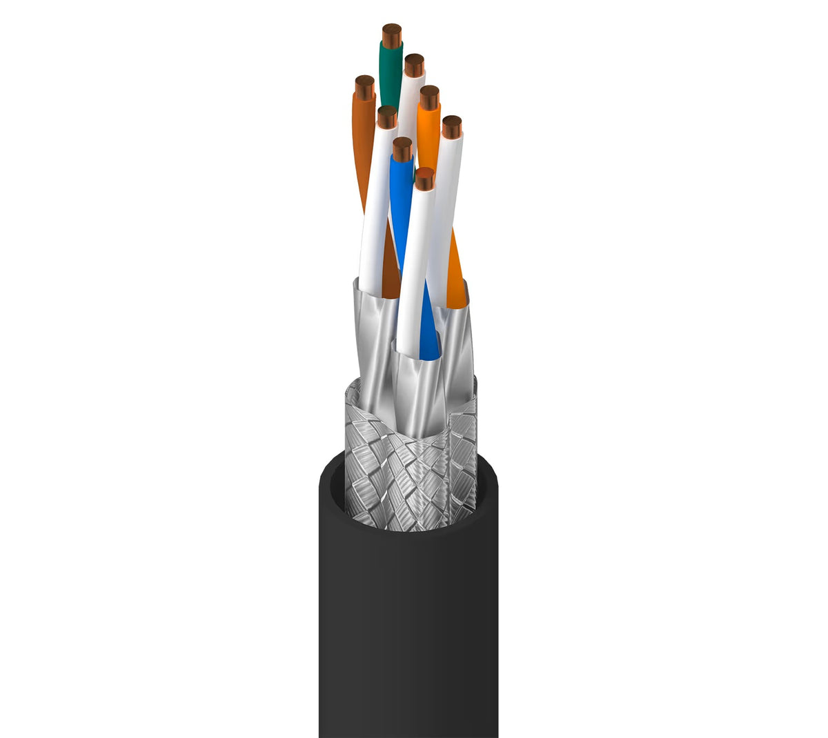 Belden 74004NH.02500 | Datatuff 7, 4 Pair AWG 23 Bare Copper