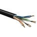 Belden 7923A 0102000 | 24 AWG 4 Pair Solid Tinned Copper, Polyolefin Insulation, PVC Jacket, Black, Category 5e CMR, 75°C