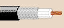 Belden 8216 0101000 | Coaxial Cable, RG174, 1000 ft. L, Braid, Black, PVC Jacket