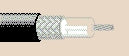Belden 8262 0101000 | Coaxial Cable, RG58, 1000 ft. L, Braid, Black, PVC Jacket