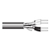 Belden 82723 877U500 | 2-Pair 22 AWG Multi-Conductor Cable, FEP, Shielded, Natural, 500 ft