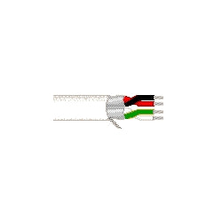 Belden 82723 877U500 | 2-Pair 22 AWG Multi-Conductor Cable, FEP, Shielded, Natural, 500 ft