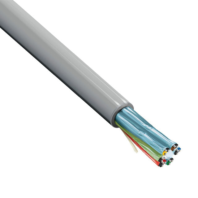 Belden 8336 060100 | Multi-conductor - Low Capacitance Computer Cable for EIA Rs-232 Applications 6-pair 24 Awg Pvcr Shield PVC Chrome