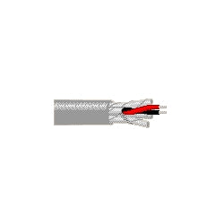 Belden 8766 0601000 | Audio/Control/Instrumentation Cable, 15 Pairs 22 AWG Shielded, PVC Jacket, Chrome, 1000 ft