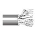 Belden 8767 0601000 | 3-Pair 22 AWG Multi-Conductor Cable, PVC Jacket, Chrome, 1000 ft