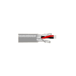 Belden 8767 0601000 | 3-Pair 22 AWG Multi-Conductor Cable, PVC Jacket, Chrome, 1000 ft