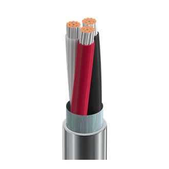 Belden 8770 06010000 | Electronic Cable, 3 Conductor #18 Stranded TC, PE Insulation, OS, PVC Jacket, CM