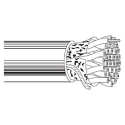 Belden 88106 0081000 | Low Capacitance RS-232/422/485 Computer Cable, 6 Pairs 24 AWG, Foil Shield, Solef Jacket, Gray, 1000 ft