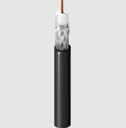 Belden 9100 | Analog Video, RG59, 20 AWG Solid BCCS, Foil + Alum Braid, CM PVC Jacket