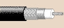 Belden 9311 0101000 | Coaxial Cable, RG58, 1000 ft. L, Tape, Braid, Black, 20 AWG