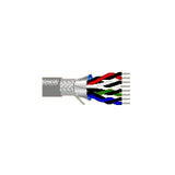 Belden 9812 0601000 | Low Capacitance RS-232/422 Computer Cable, 12 Pairs 28 AWG PP/Foil Shield, PVC, Chrome, 1000 ft