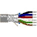 Belden 9931 0601000 | 6-Conductor 24 AWG Low Capacitance Computer Cable, RS-232/423, Shielded, Chrome