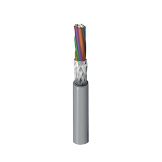 Belden 9946 0601000 | Computer EIA RS-232 Cable, #22-10c, SR-PVC, O/A Foil+Braid, PVC Jacket, CMG