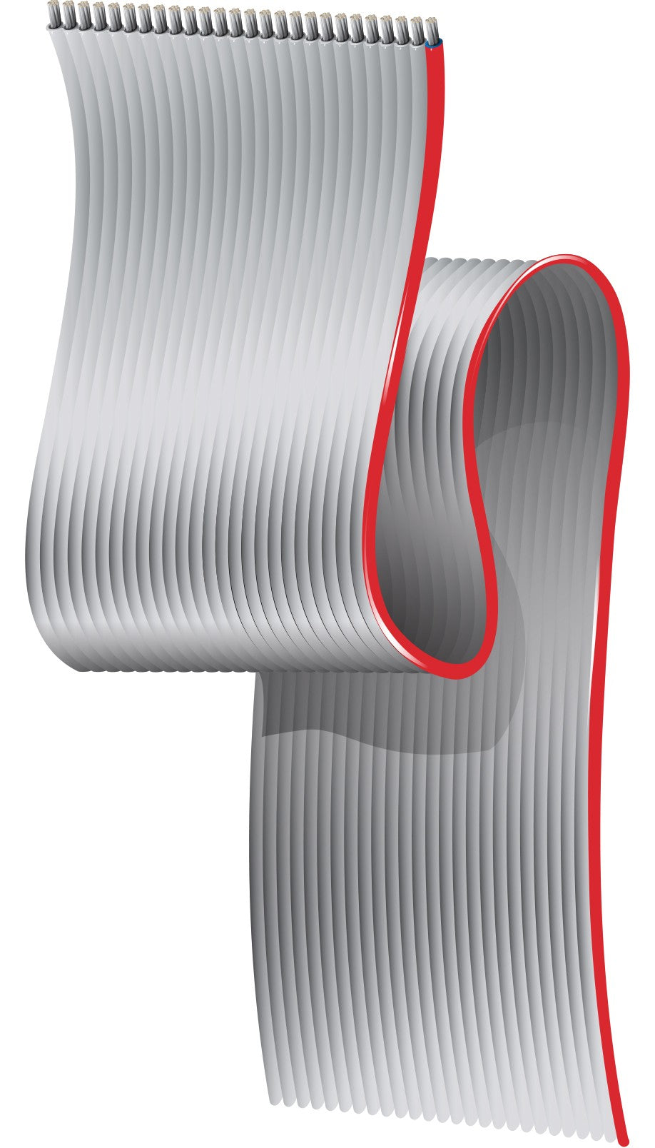 Belden 9L28064 008H100 | Flat Cable, Belden’S .050" Pitch Gray Ribbon Cable