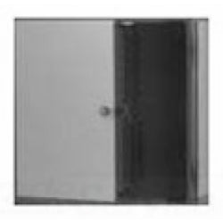 Belden AX100540 | FiberExpress Fiber Patch Panel, Steel, Wall Mount, Medium, Black, 15.6 H x 16.7 W x 5.5 D in.
