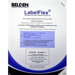 Belden AX101553 | Label, Polyester, -40° C to 85° C, White, 0.24 L X 0.47 W In.