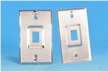 Belden AX104126 | 1-Port Phone Plate Wall Mount, Stainless Steel