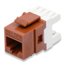 Belden AX104185 | Cat5E Modular Jack, RJ45, Keyconnect Style, Green