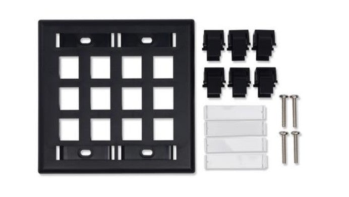 Belden AX104200 | Fibre Optic Connectors Kconn Faceplate 12-p DG Ivory