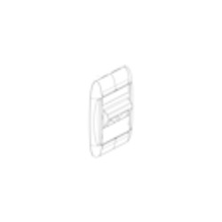 Belden AX104499 | Faceplate Kit, Plastic, 2 Port, White, 1 Per Package, 4.5 X 3.02 X 0.455 In., One Gang Bracket