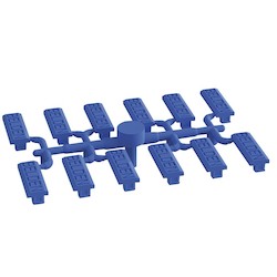 Belden AX104632-YE | Label Maker Labels, Icon Kit Color Coded for Shielded Jacks and Couplers, Yellow 12/Pk