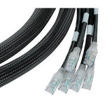 Belden CA21100130A06 | 10GX Patch Cord, Cat6A, 4-Pair, 24 AWG Solid, CMR, 130 ft, Black, T568A/B