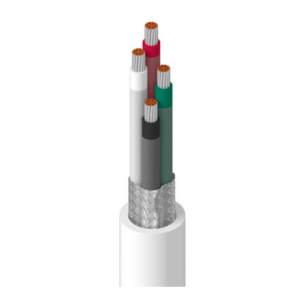 Belden 9968 0091000 | Electronic, 4 C #22 Str TC, PVC-NYL Ins, OA TC Brd, PVC Jkt