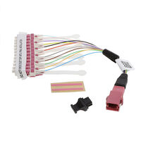 Belden FC4F06LDMFAE | Fiber Optic MPO to LC Duplex 50/125 Cable 0.66'