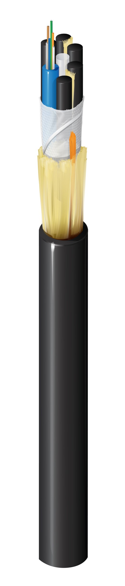 Belden FD1L006RF | Indoor/Outdoor Riser Loose Tube OM1 6 Fibers