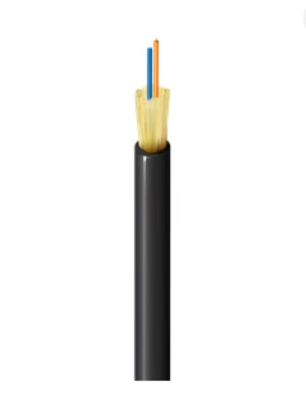Belden FDSD002L9 | FX Indoor/Outdoor OS2 Distribution Tight Buffer 2 Fibers LSZH, Non-Unitized Black Jacket