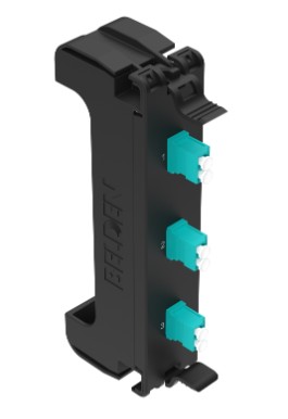 Belden FF3X08LD | Fiberexpress ECX Frame OM3 LC Duplex Fiber Adapter Panel